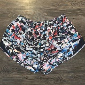Lulu lemon multi colored shorts